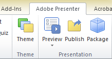 Theme/Presentation tab